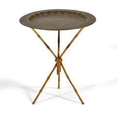 Faux Bamboo Occasional Table