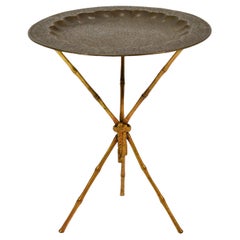Faux Bamboo Occasional Table