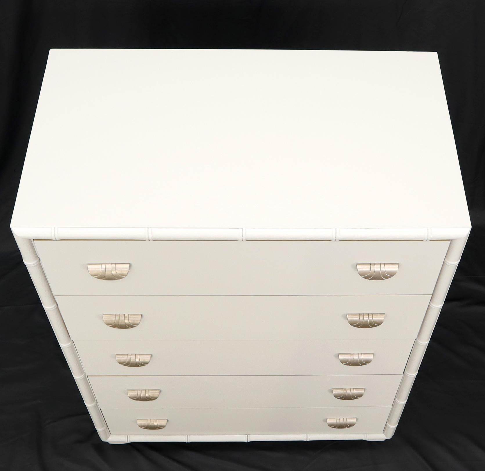 white scalloped dresser