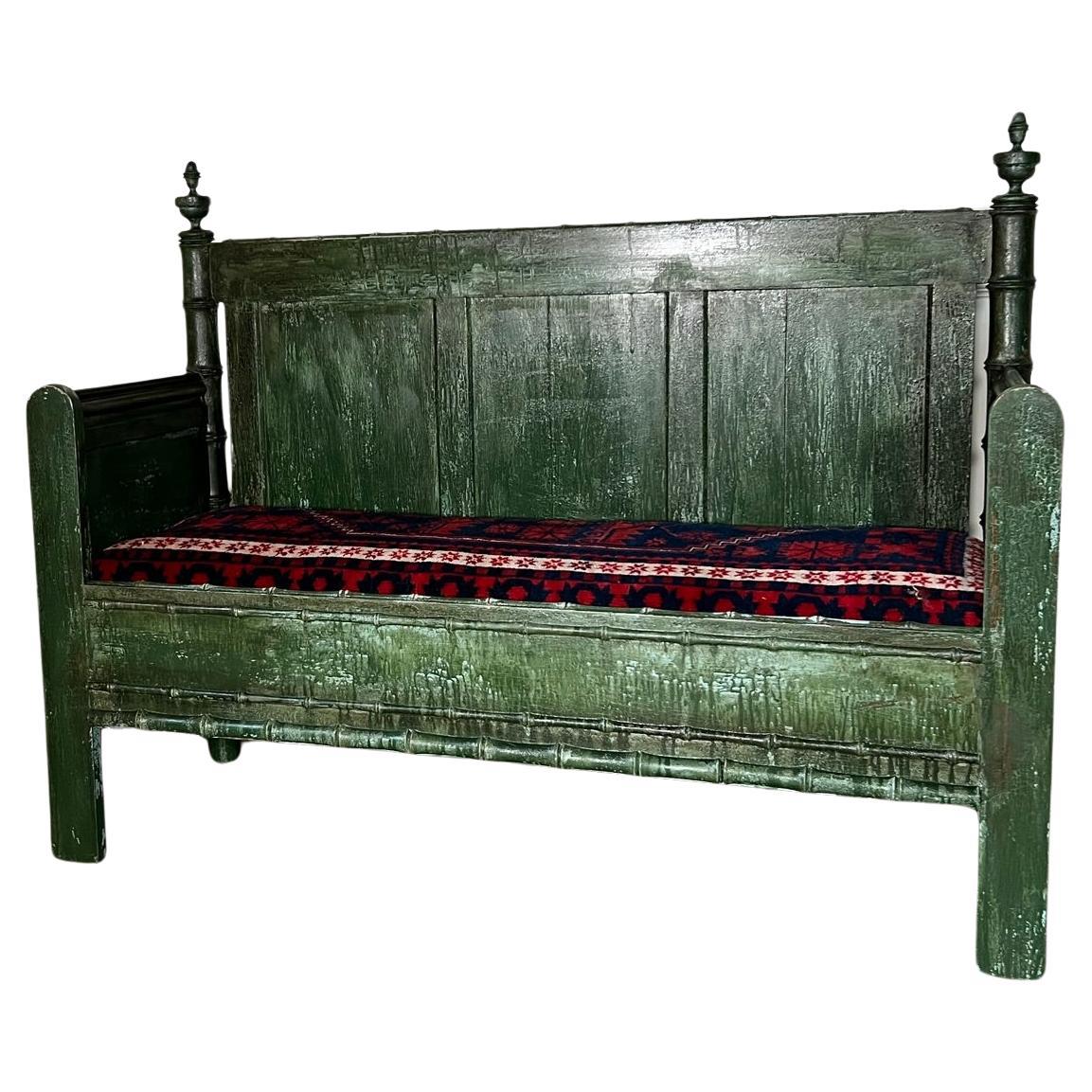 Faux Bamboo Settle For Sale
