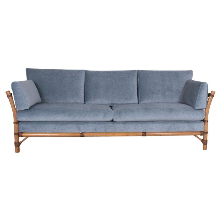 Vintage 1970s Faux Bamboo Sofa at 1stDibs