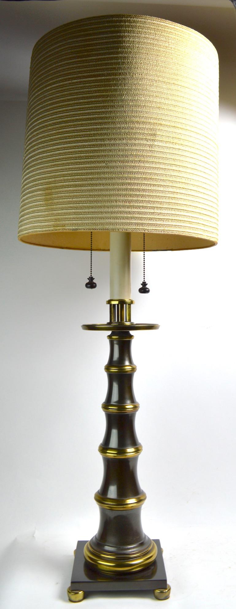 Faux Bamboo Style Table Lamp by Stiffel 2