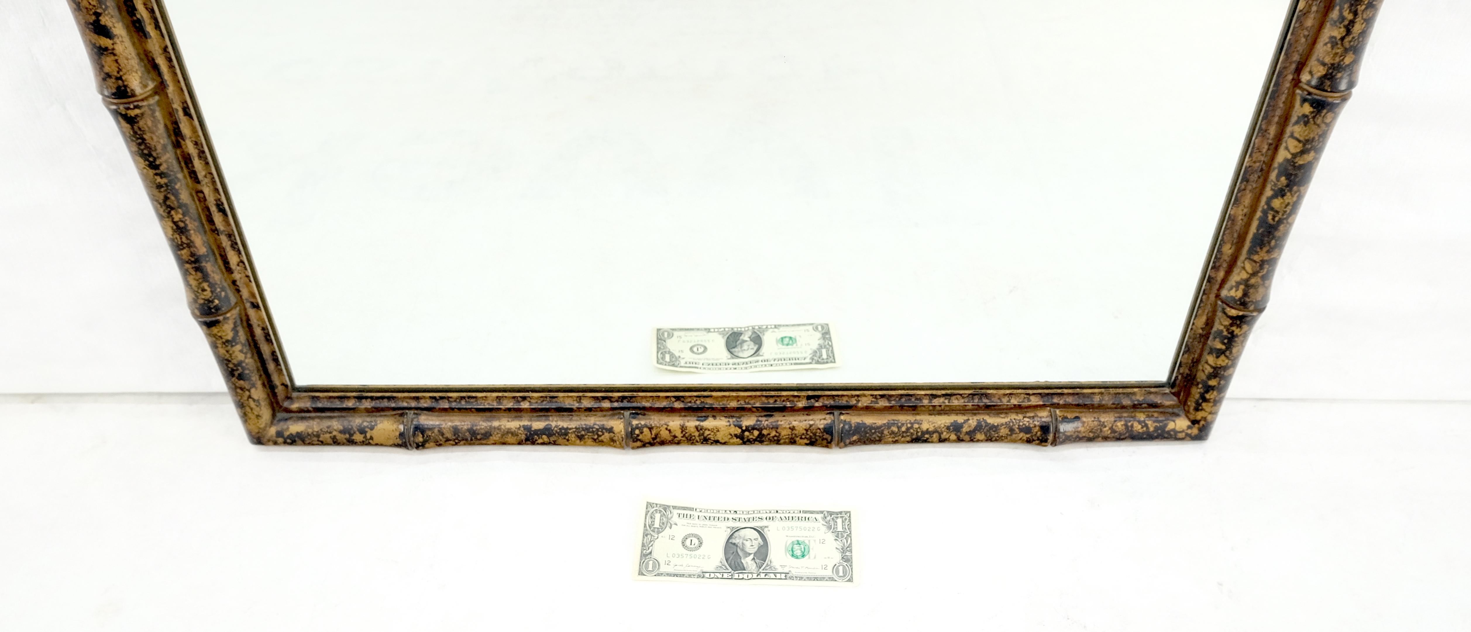 Faux Bamboo  Tortoise Finish 29x48