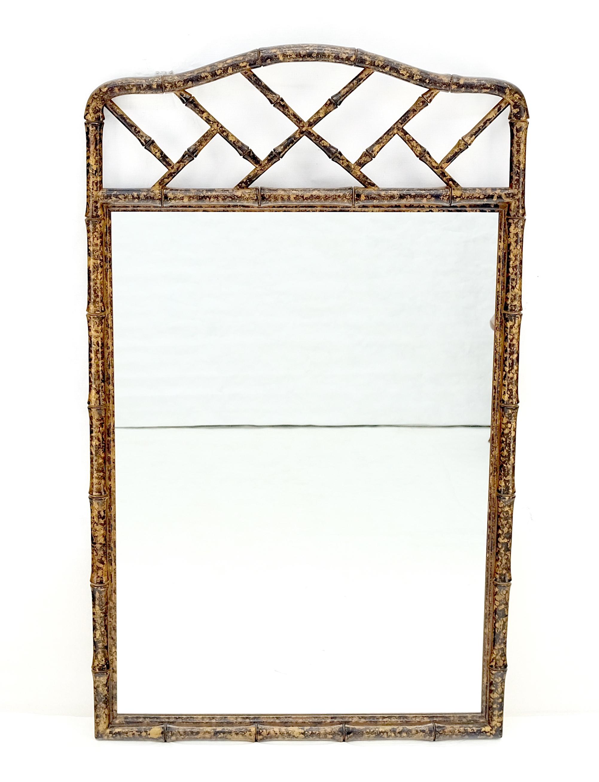 Faux Bamboo  Tortoise Finish 29x48