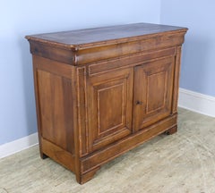 Faux Bamboo Two Door Walnut Buffet