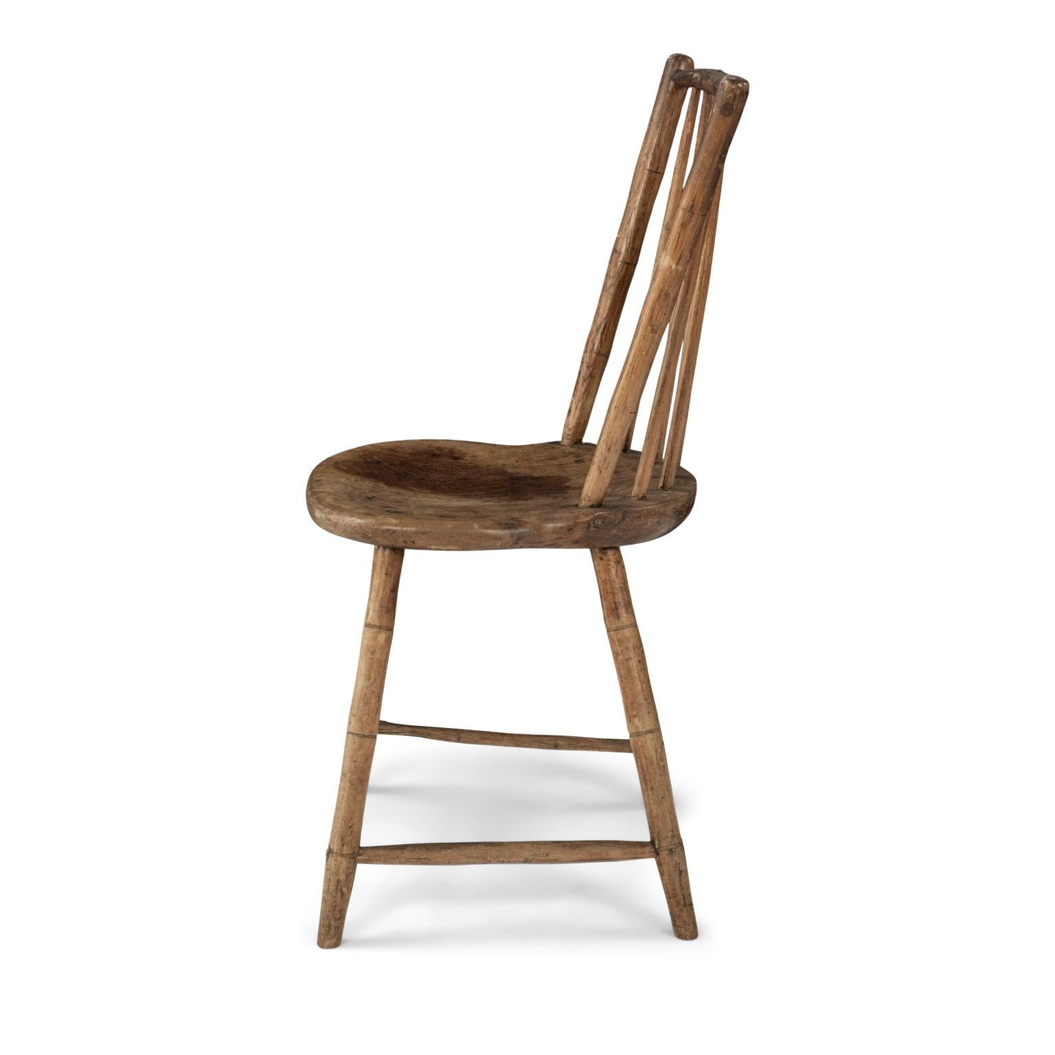 Silla auxiliar Windsor de bambú sintético Abedul en venta