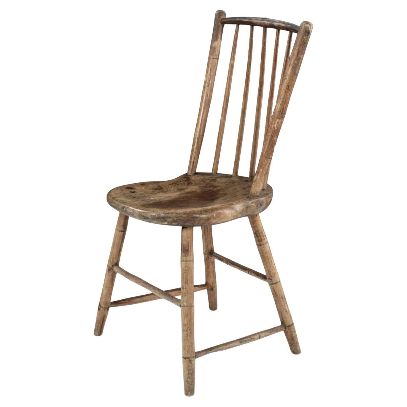 Faux Bamboo Windsor Side Chair
