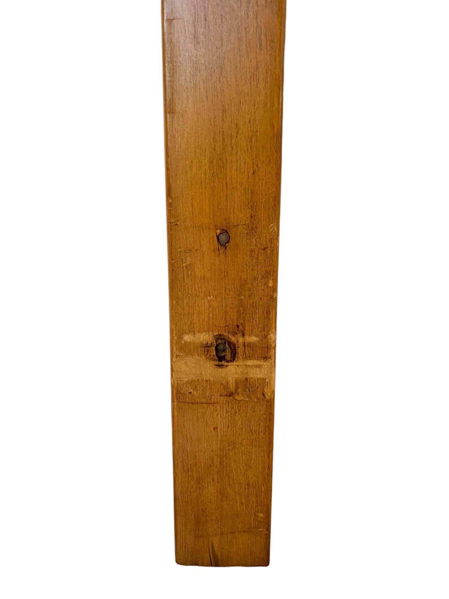 Faux Bamboo Woven Rattan Wood King Headboard, 1960s 3
