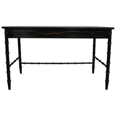 Faux-Bamboo Writing Table