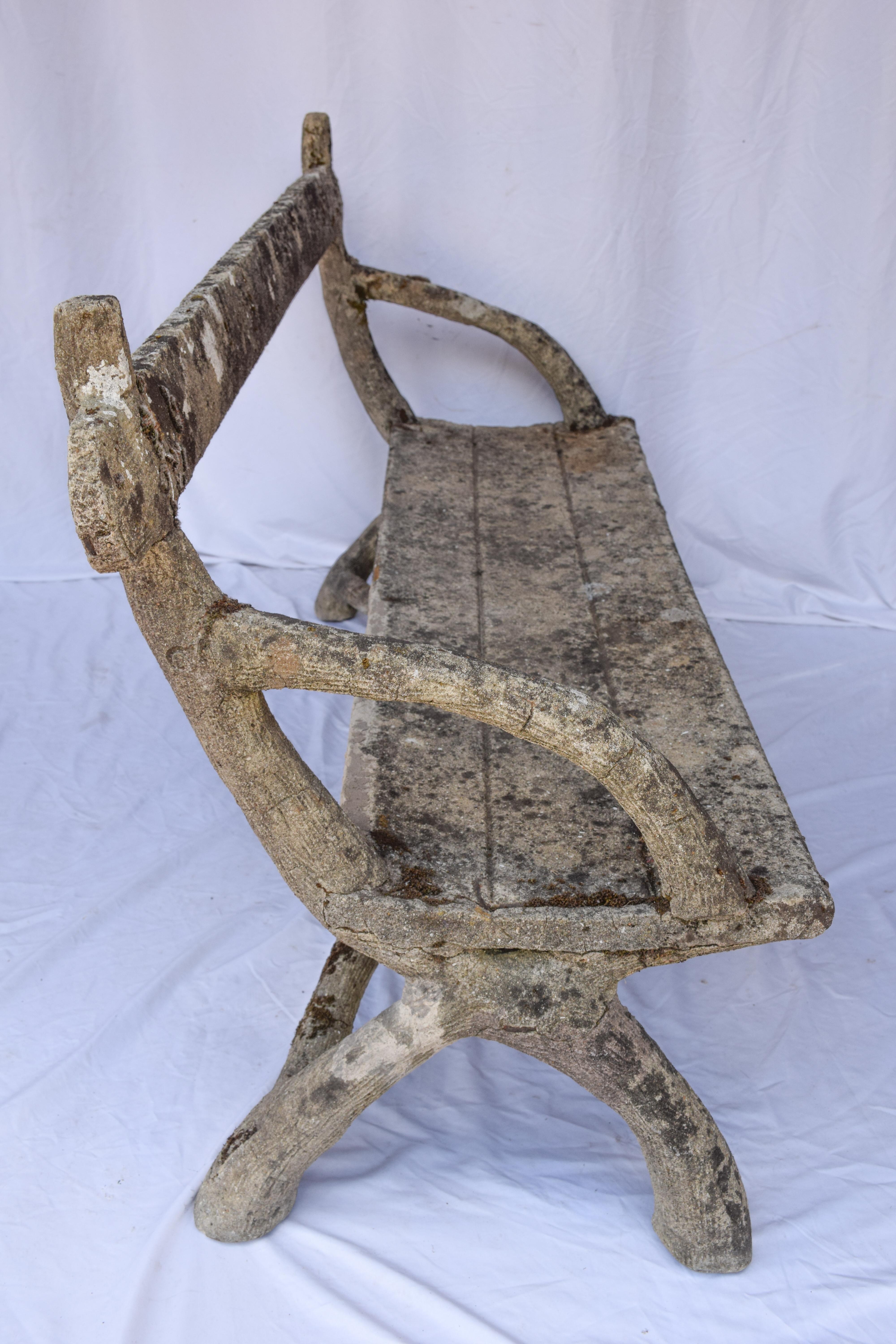 Faux Bois Bench 6