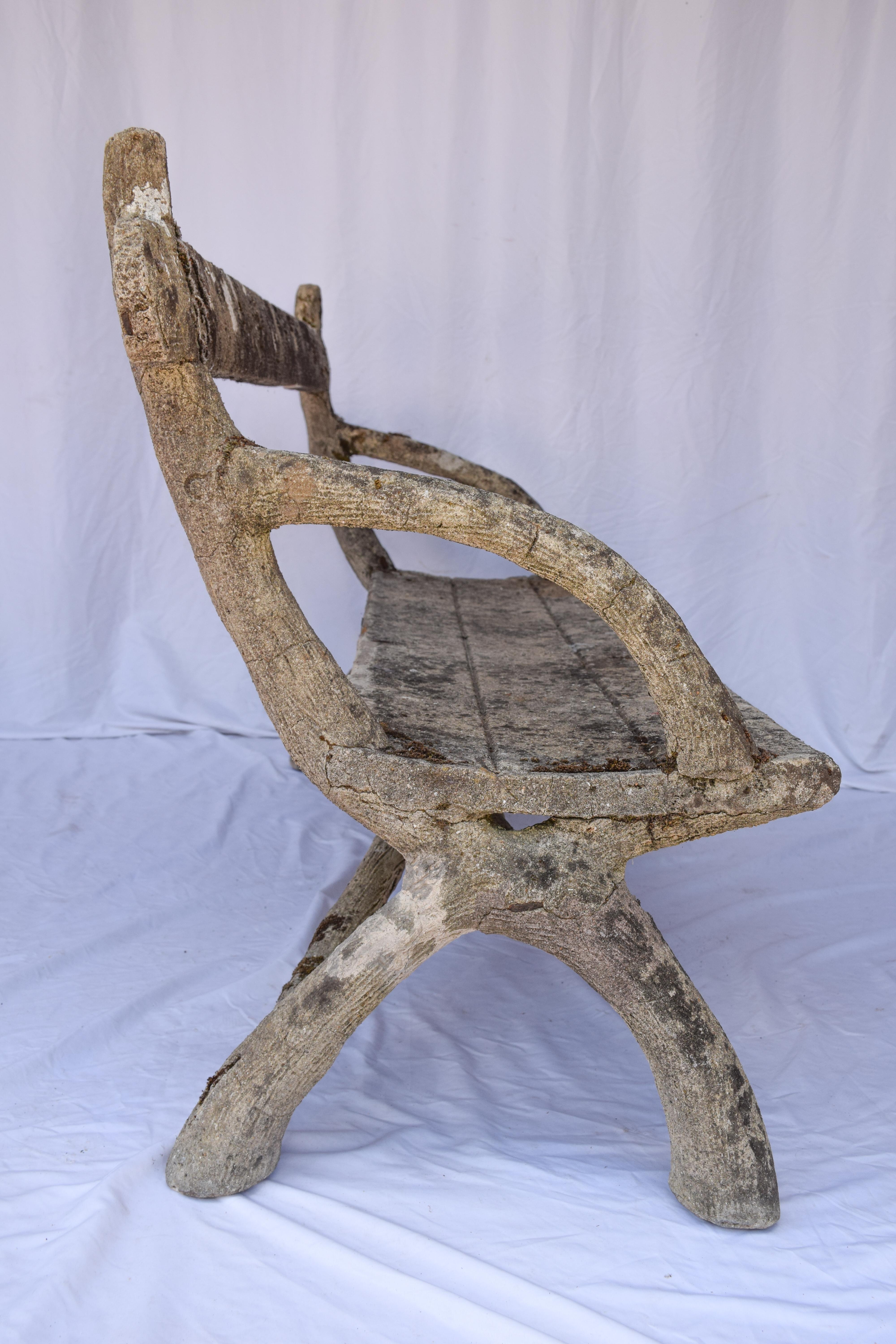Faux Bois Bench 7