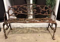 Faux Bois Bench