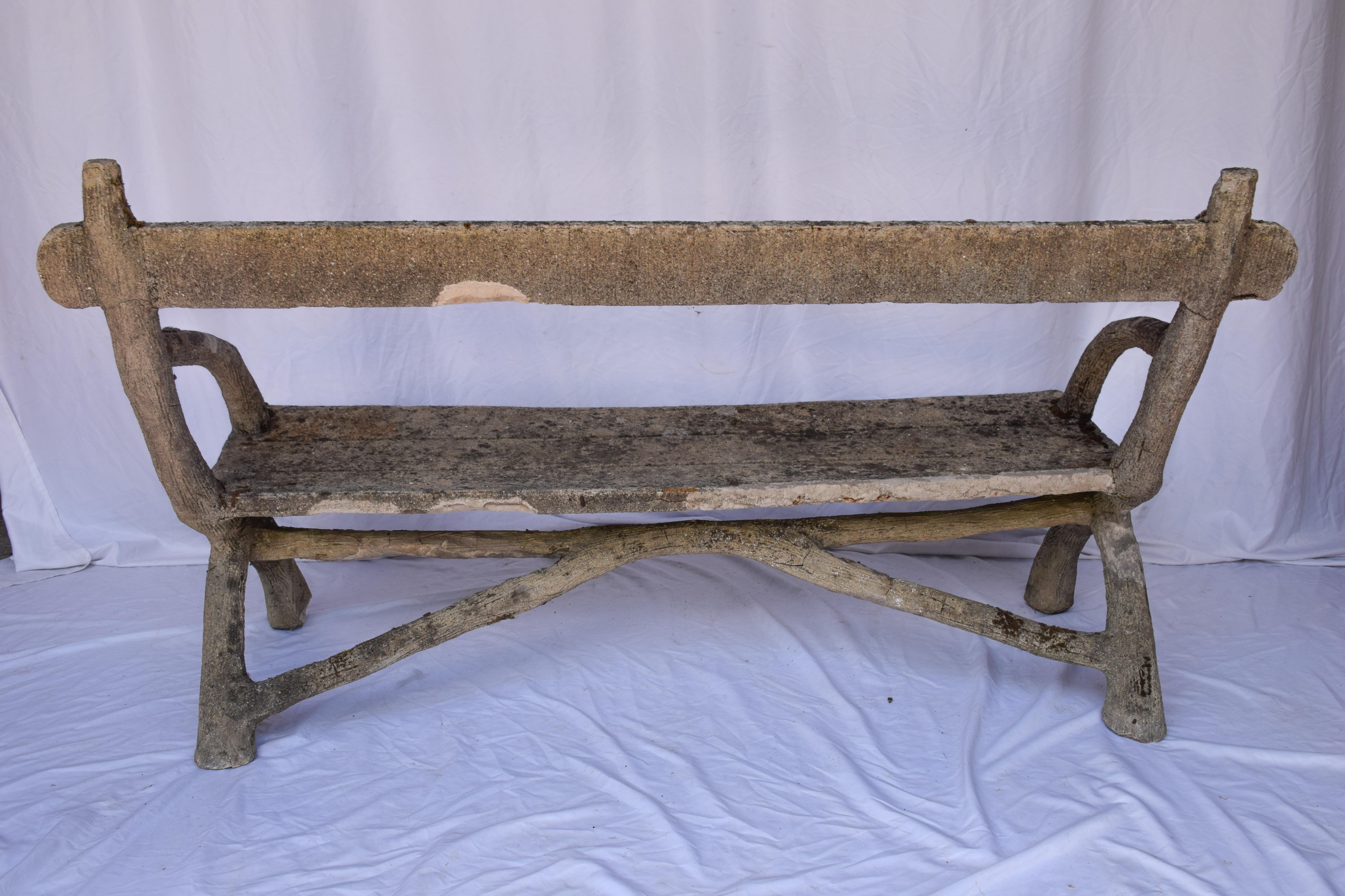Faux Bois Bench 2