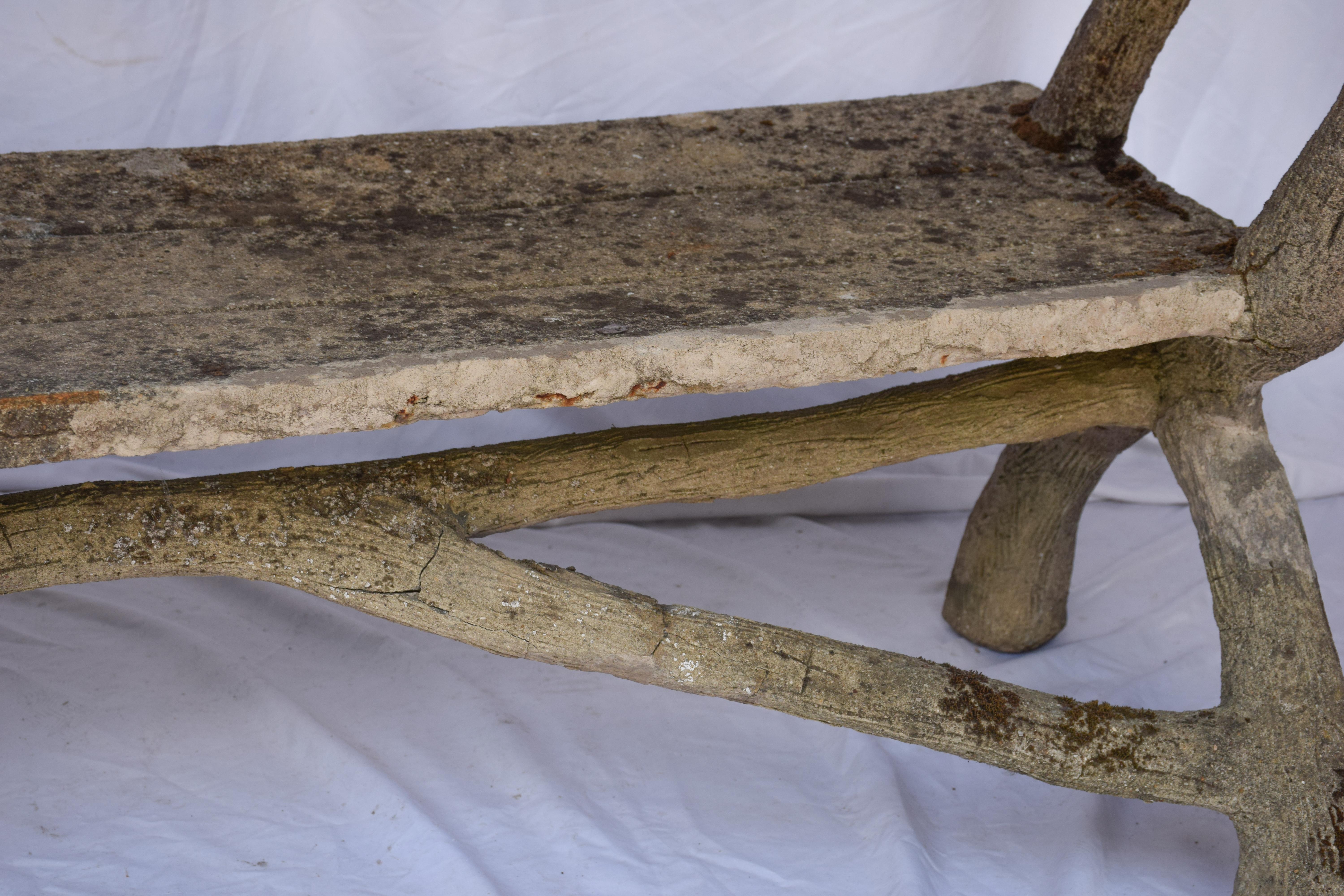Faux Bois Bench 3