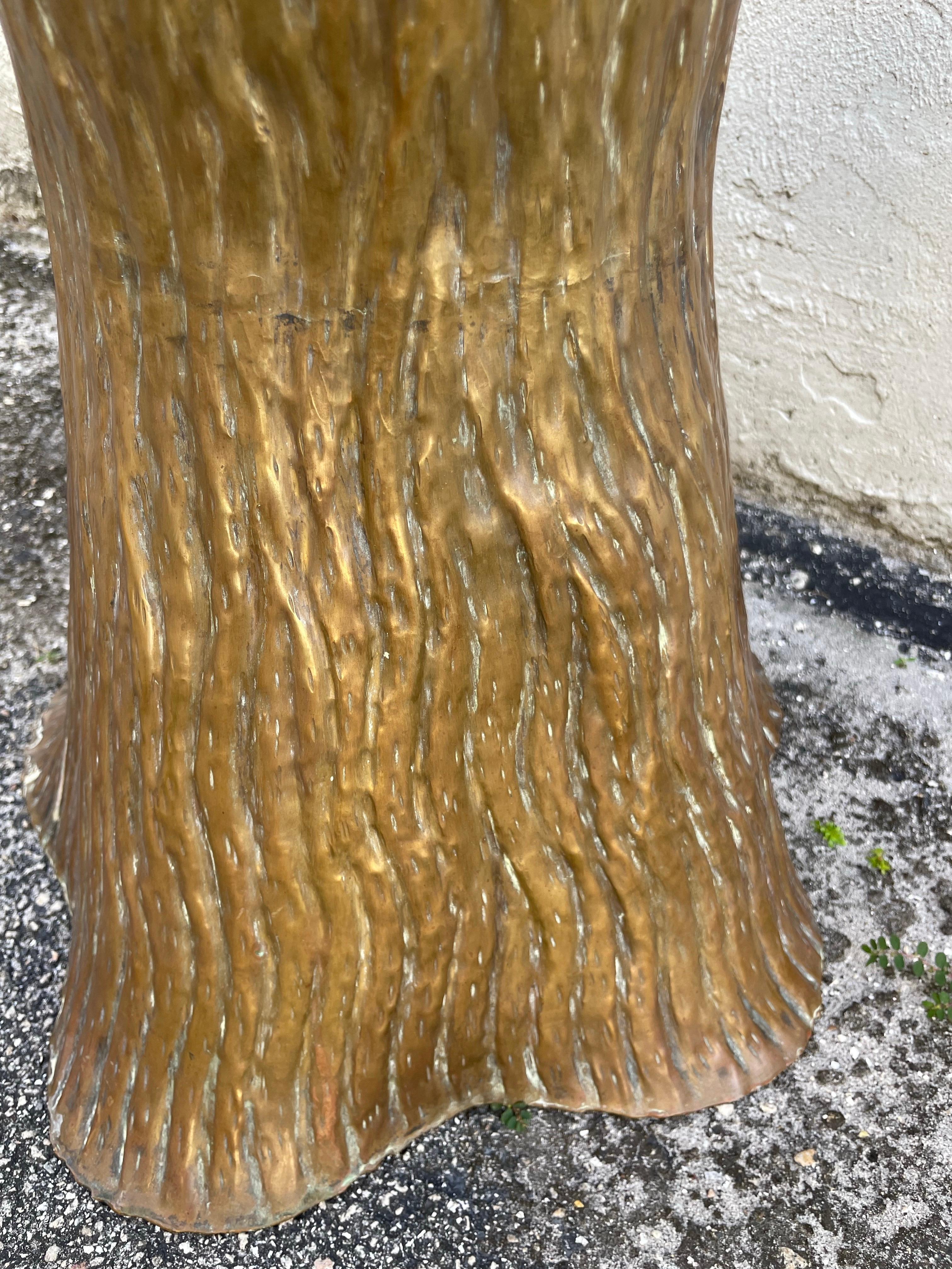 Paragüero de Latón Faux Bois by Casagrande en Bueno estado para la venta en West Palm Beach, FL