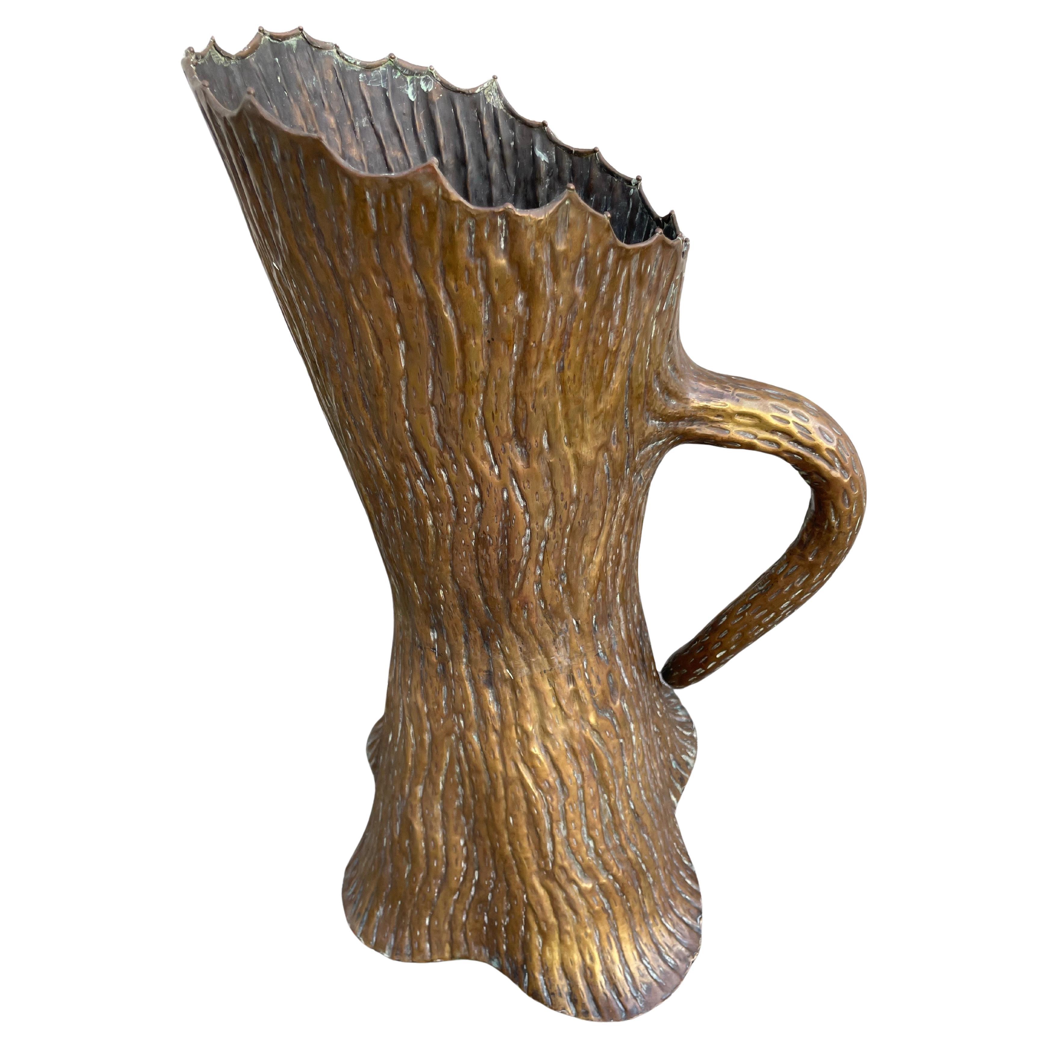 Porte-parapluies en laiton Faux Bois par Casagrande