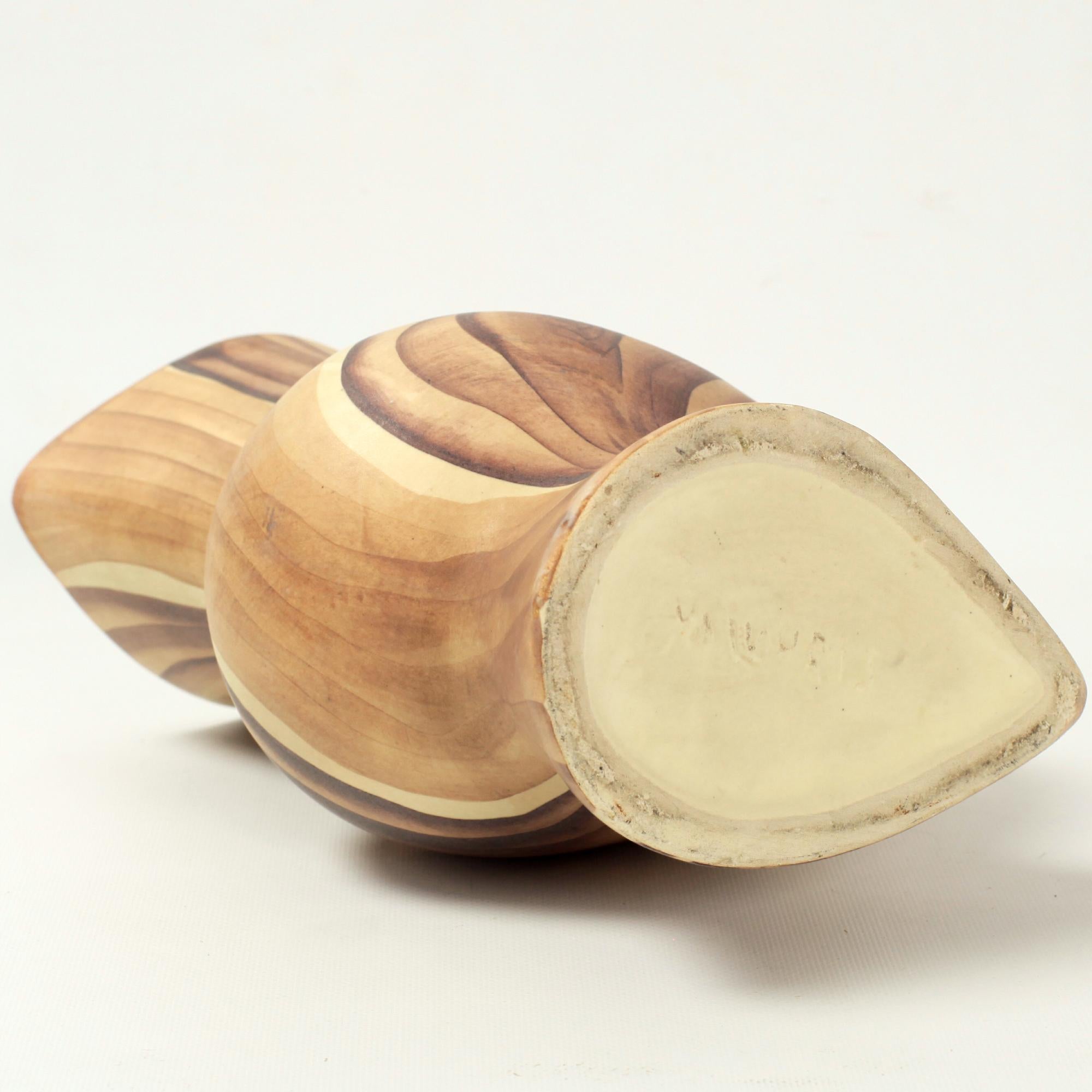 Faux Bois Keramische Vase von Grandjean Jourdan, Vallauris, Frankreich, 1960er Jahre im Angebot 3