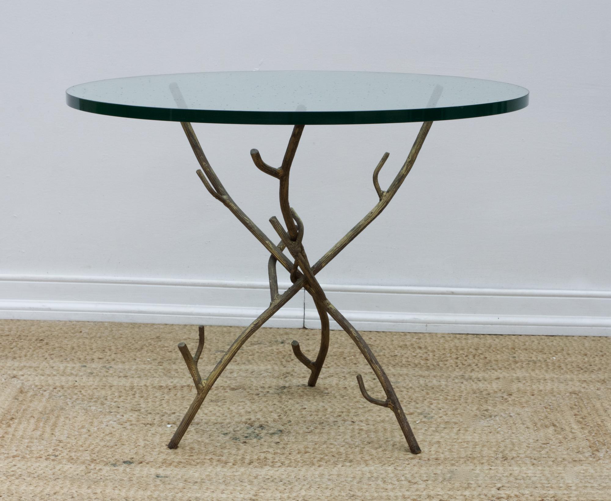 American Faux Bois Cocktail Table