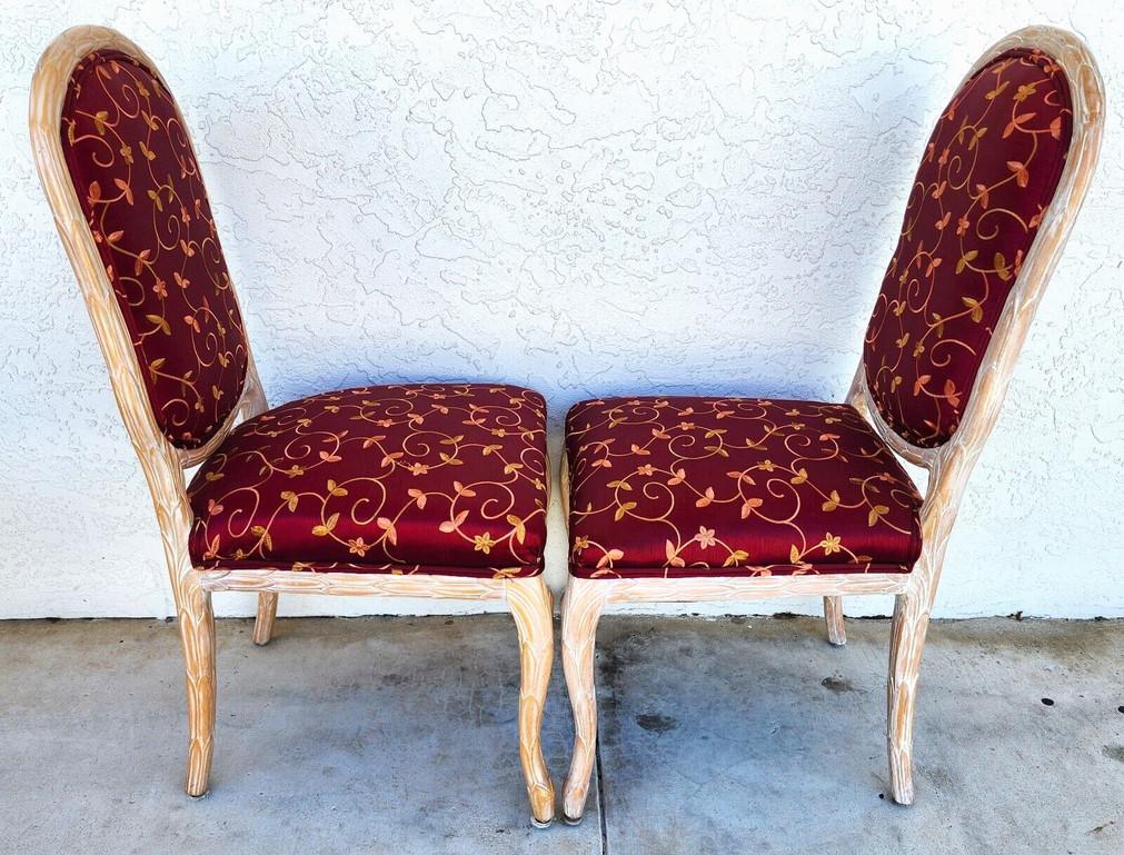 Chateau Dax Sedie da Pranzo Faux Boi Set di 6 In condizioni buone in vendita a Lake Worth, FL