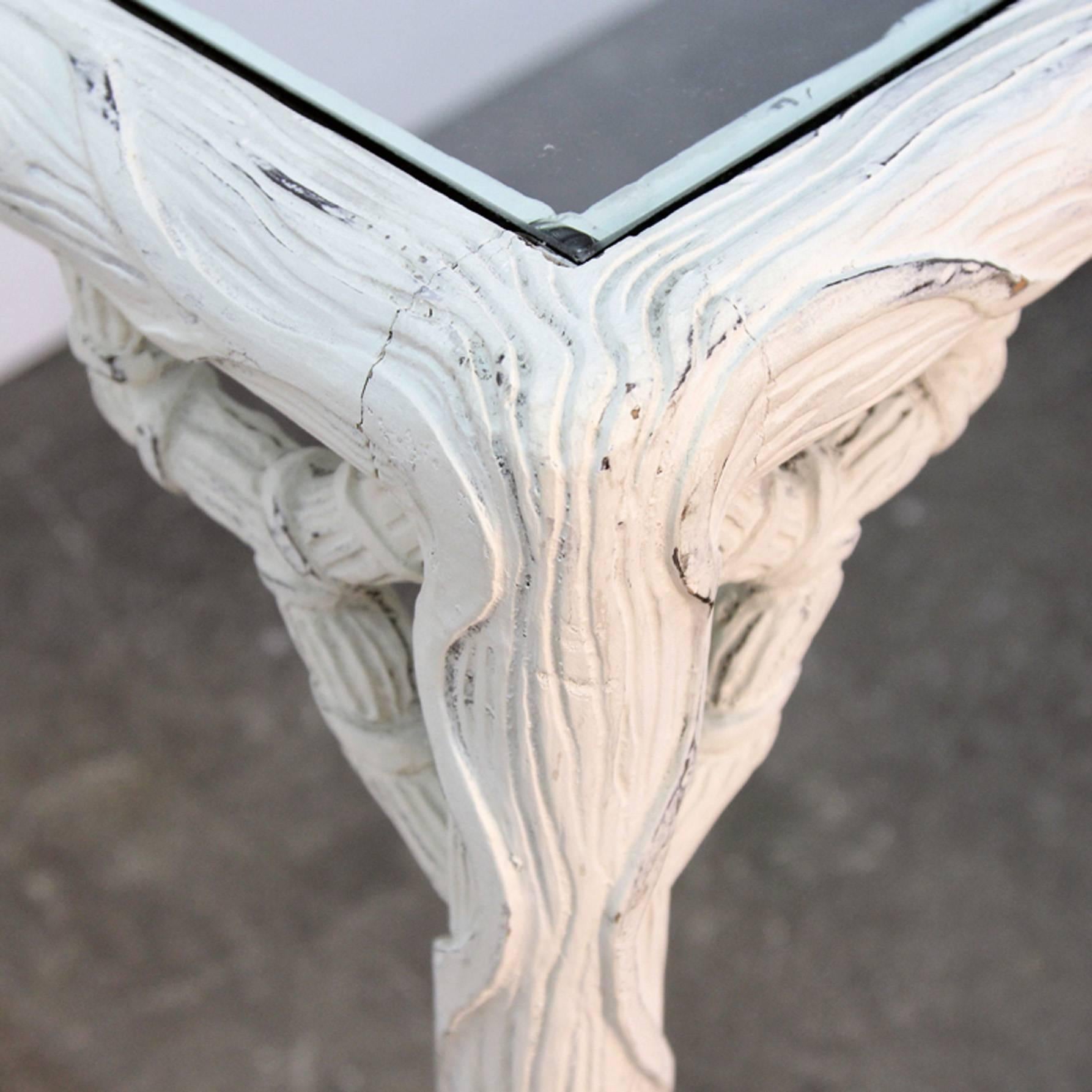 20th Century Faux Bois Dining Table For Sale