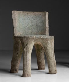 Silla de jardín Faux Bois, Francia circa 1950