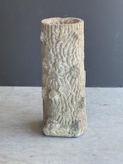 Faux Bois Garden Stone Bird Bath from England