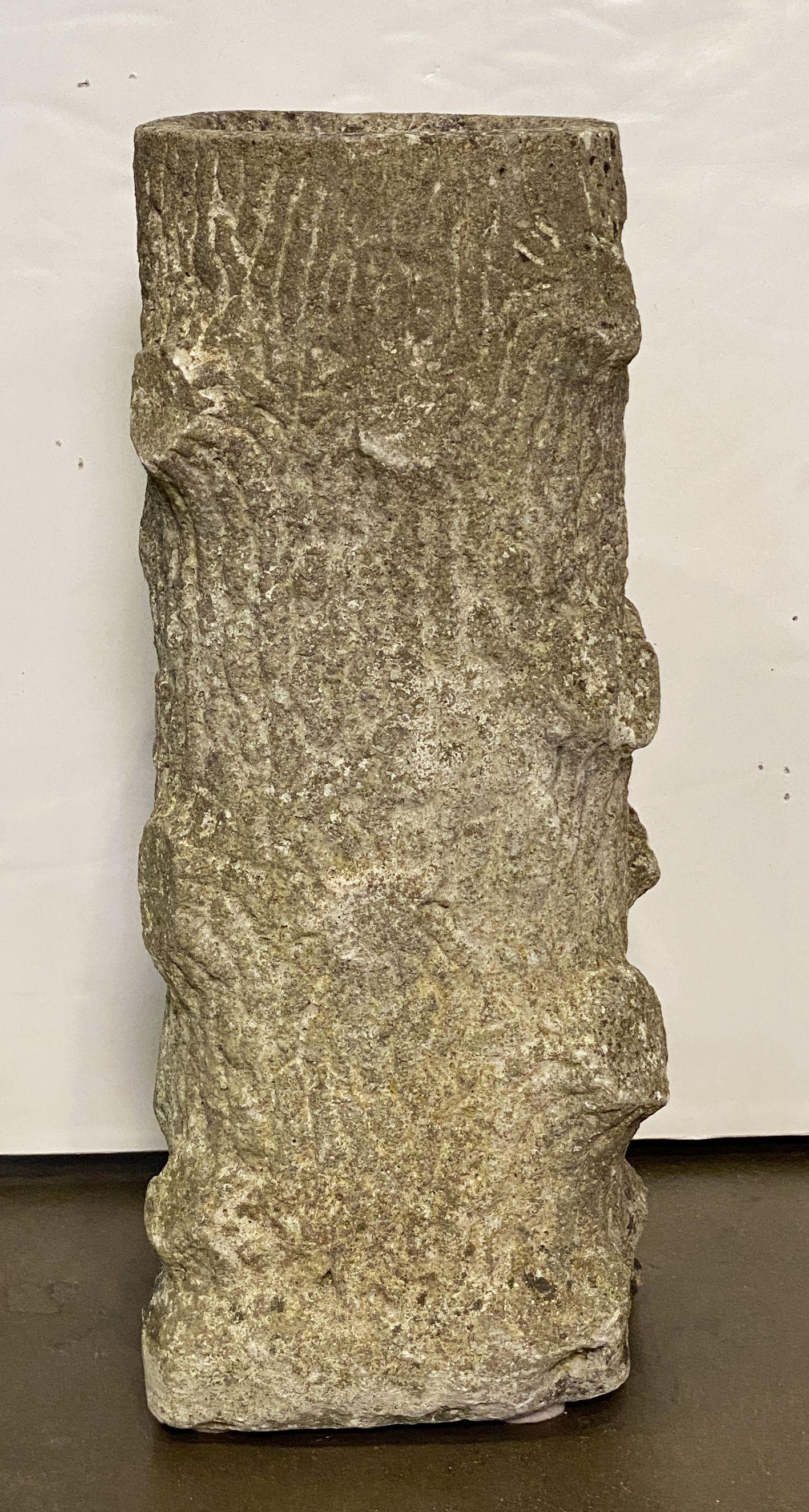 Baños para pájaros Faux Bois Garden Stone de Inglaterra en venta 3