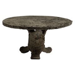 Faux Bois Garden Table, France, Circa 1950
