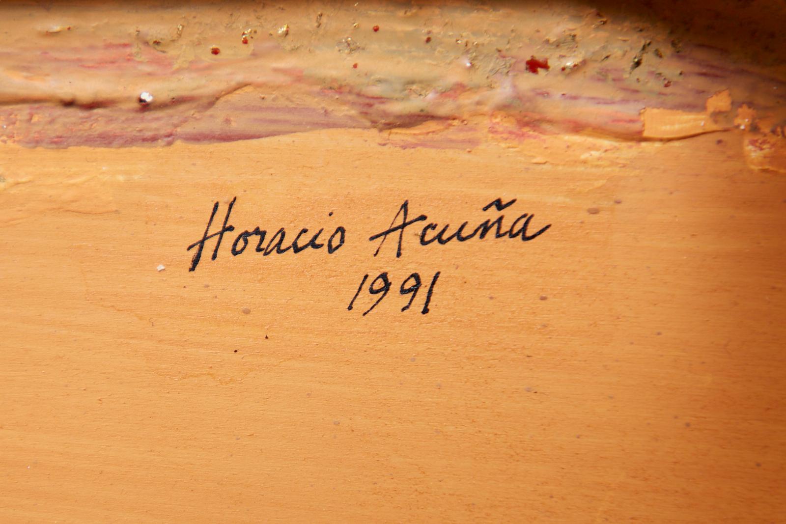 Faux Bois Gilt Gesso Console Table with Faux Marble Top 14