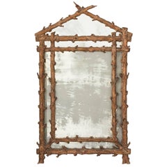 Faux Bois Mirror