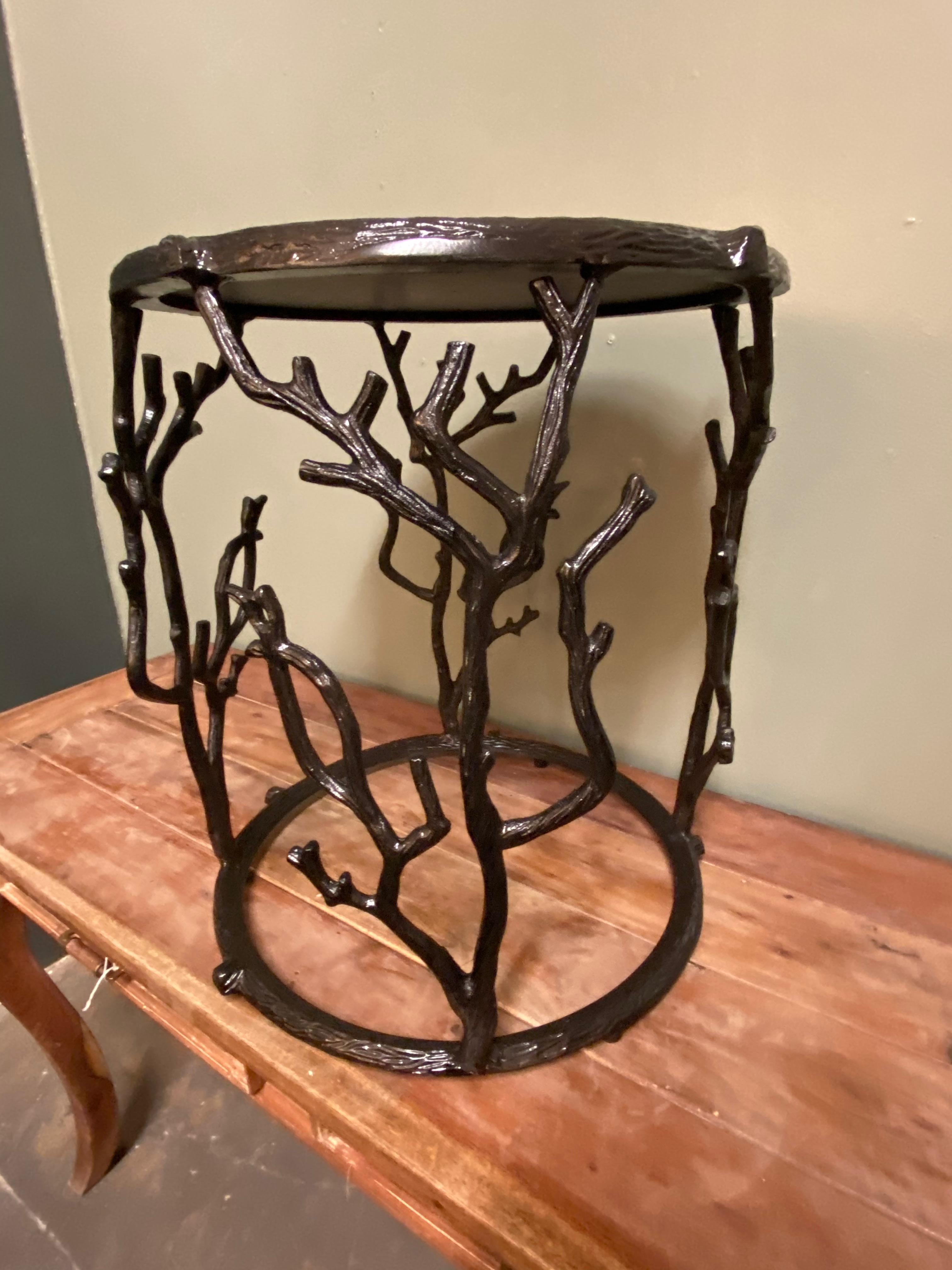 American Faux Bois Occasional Table For Sale