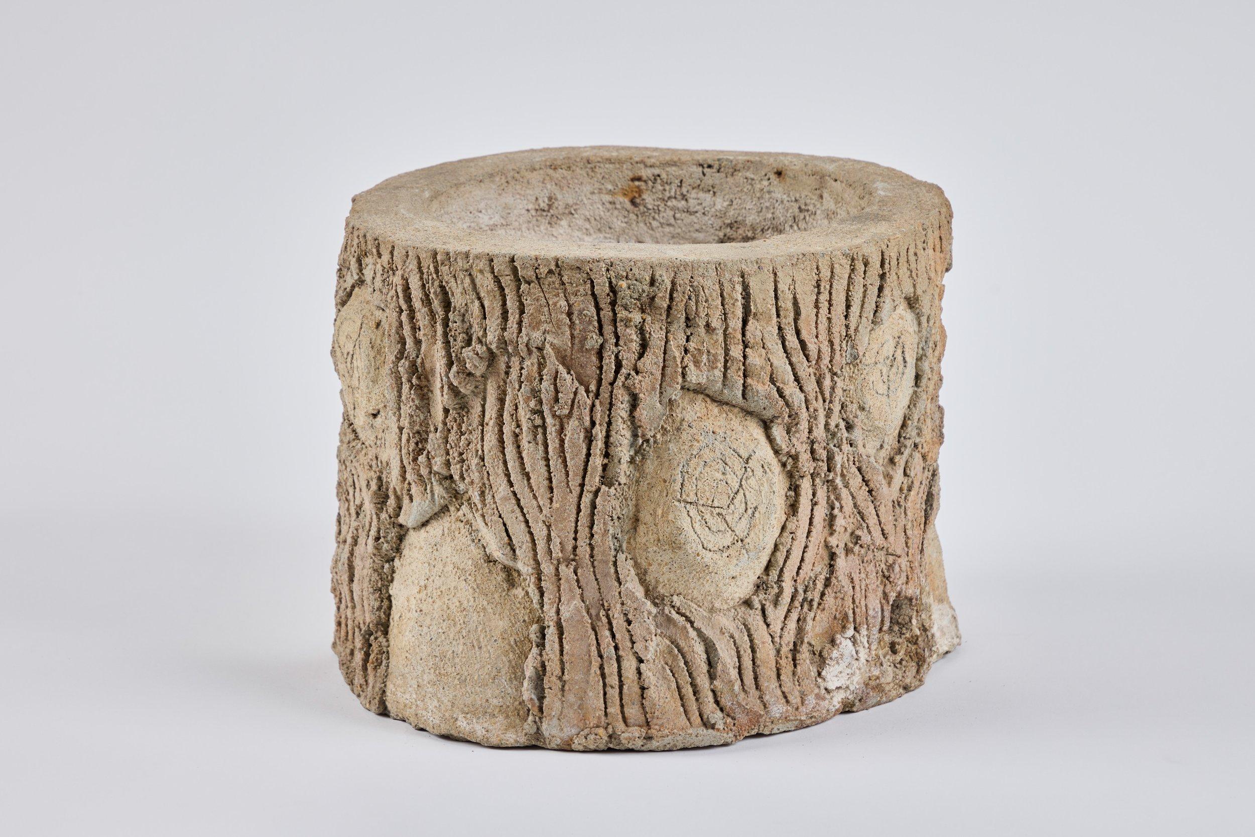 Faux Bois Planter In Excellent Condition For Sale In Studio City, CA