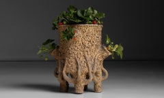 Faux Bois Strawberry Planter, England circa 1890