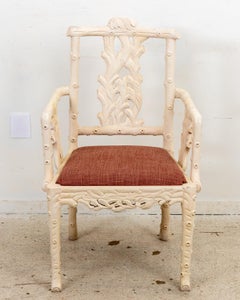 Faux Bois Style Armchair
