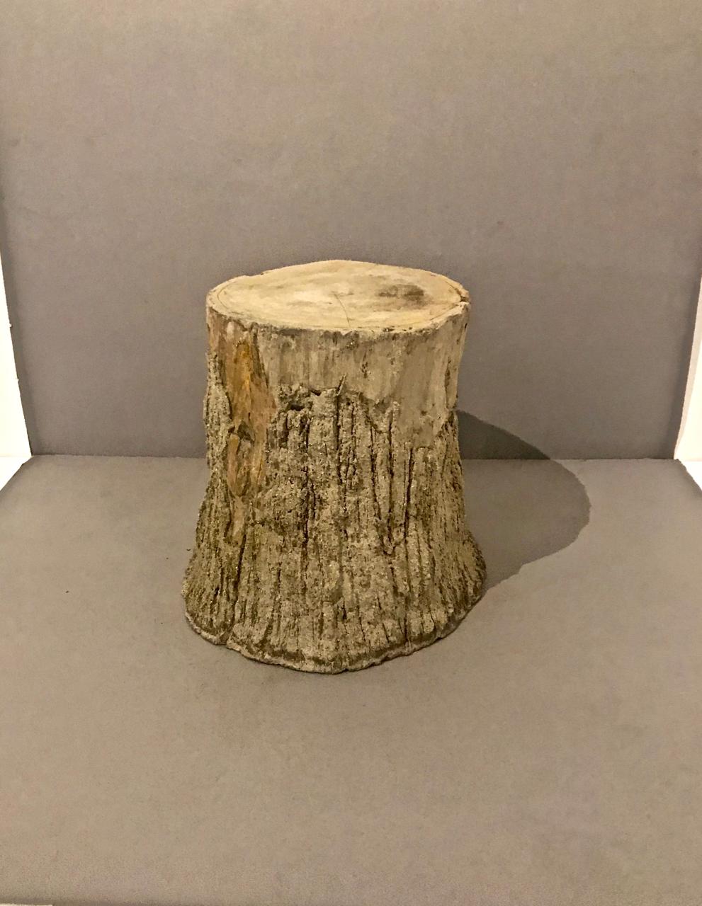 Late 19th Century Faux Bois Table or Stool