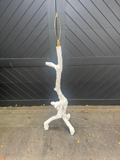 Faux Bois “Vincent” Floor Lamp by Oly