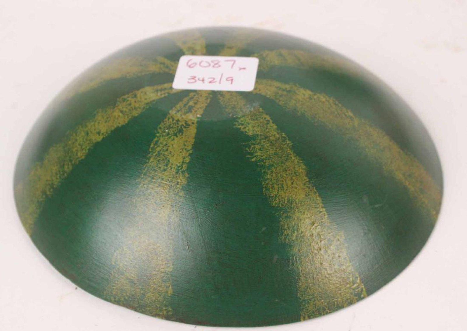 Faux Bois Wassermelone Handbemalte Trompe l'Oeil Holzplatte & Steinobst-Set (Moderne der Mitte des Jahrhunderts)
