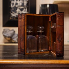 Faux Book Tantalus Chest by Sarreid Ltd.
