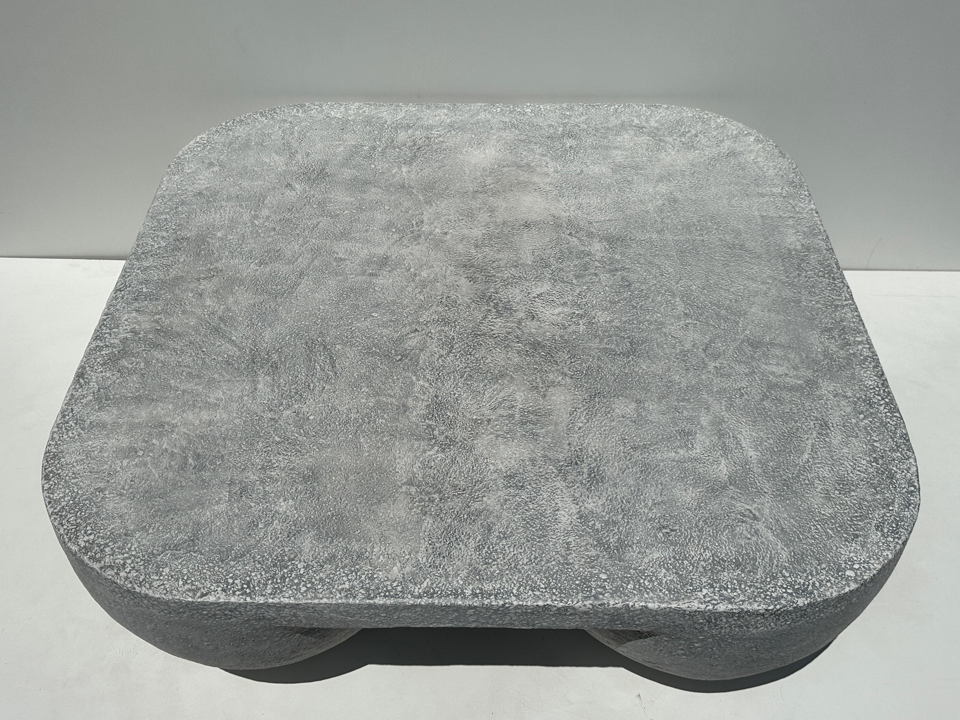 cement coffee table round