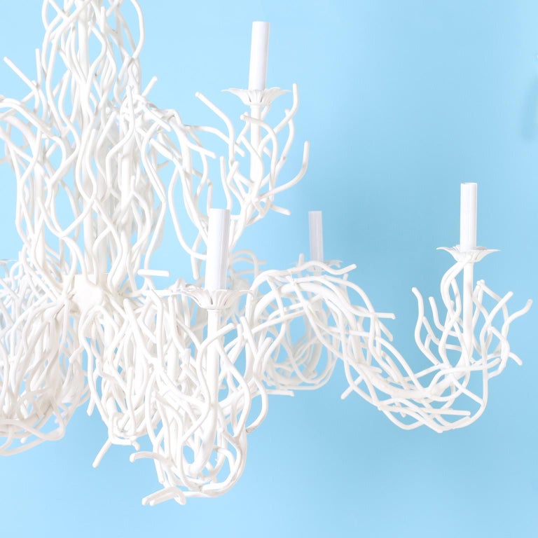 Faux Coral Chandelier or Light Fixture For Sale at 1stDibs