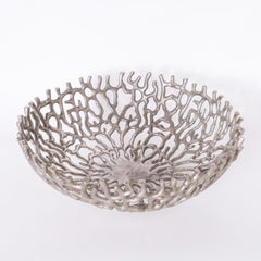 Faux Coral Fruit Bowl