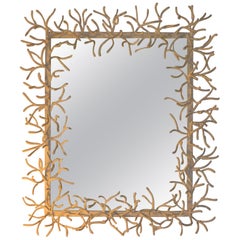 Faux-Coral Mirror