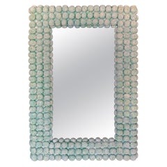 Miroir Faux Corail en vert