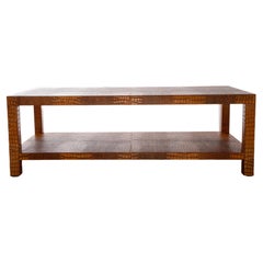 Faux Croc Cheslea Coffee Table by Mrs. MacDougall for Hinson & Co