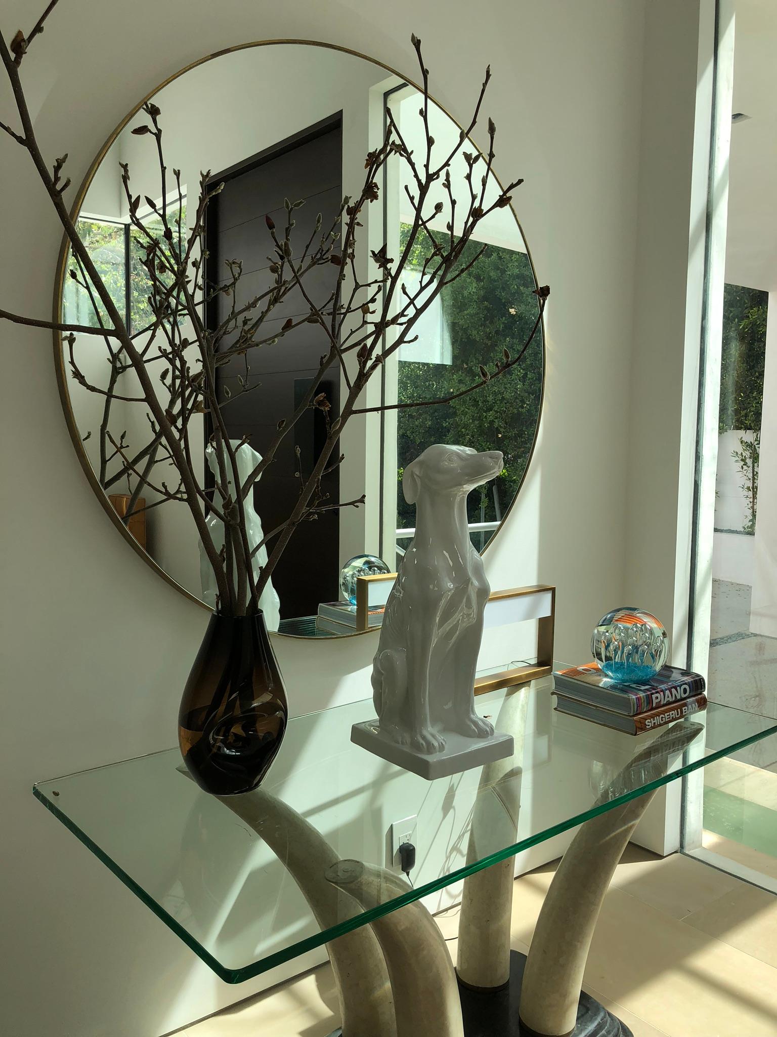Faux Elephant Tusk Dining Table 1