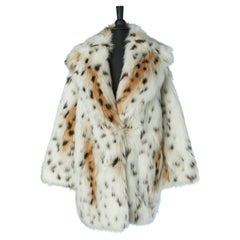 Chaqueta de piel sintética con estampado de animales B&B Couture