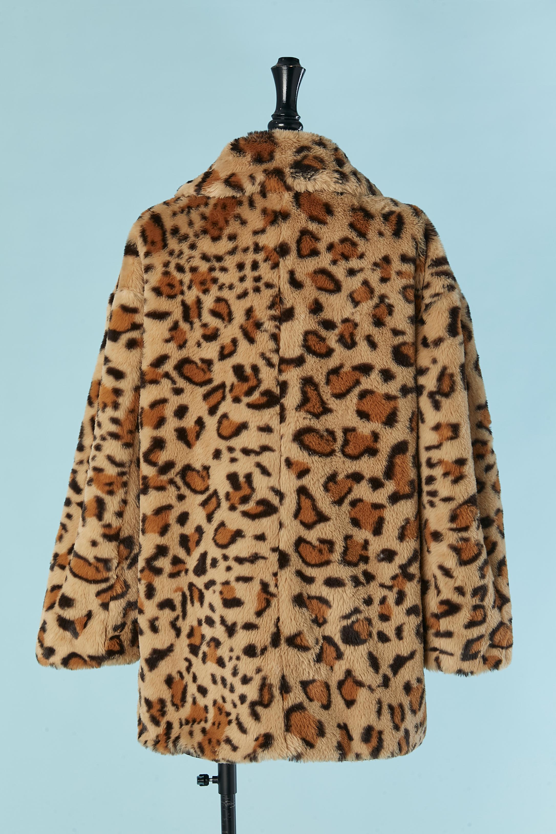 De las mujeres Chaqueta de piel sintética con estampado animal FERRÉ JEANS en venta