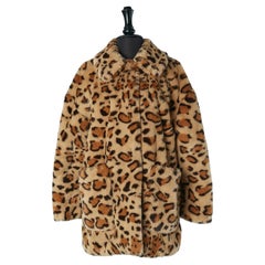 Veste en fausse fourrure à imprimé animal FERRÉ JEANS