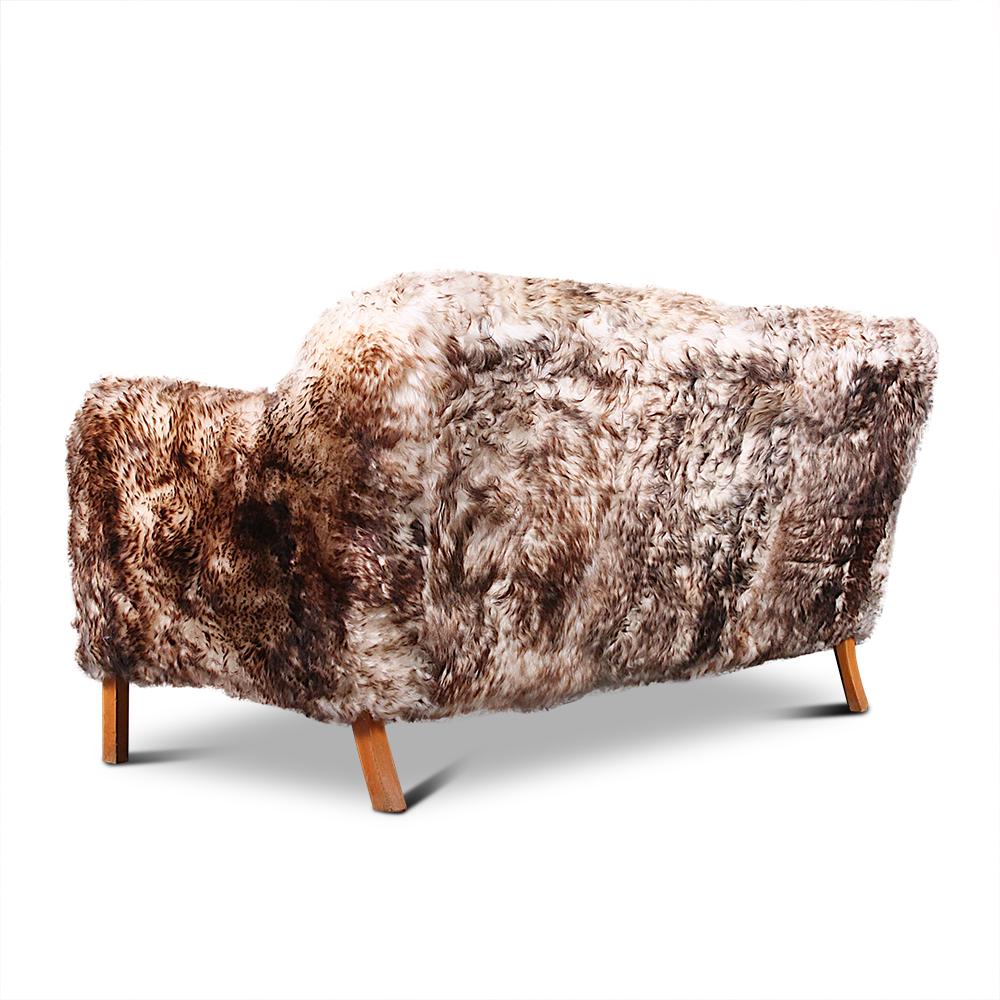 sheepskin sofa cover