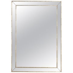 Faux Gilt Bamboo Wall Mirror